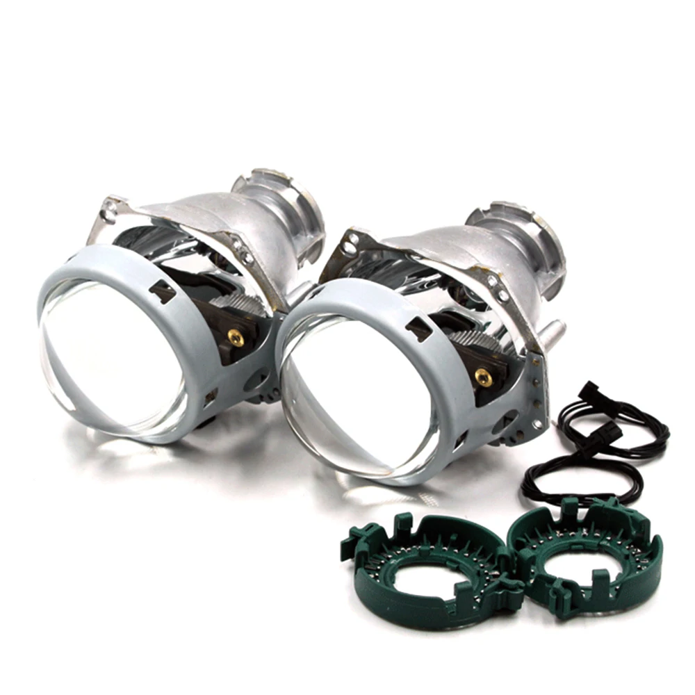Set di 2 lenti di ingrandimento Bi-Xenon LUSMAR™ da 3 pollici D1S D3S con anello di fissaggio