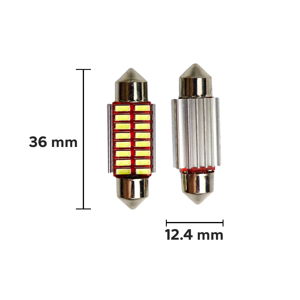 LED C5W LUSMAR™ Festoon - 31, 36, 39, 41 mm 300 lm, Canbus - senza errori