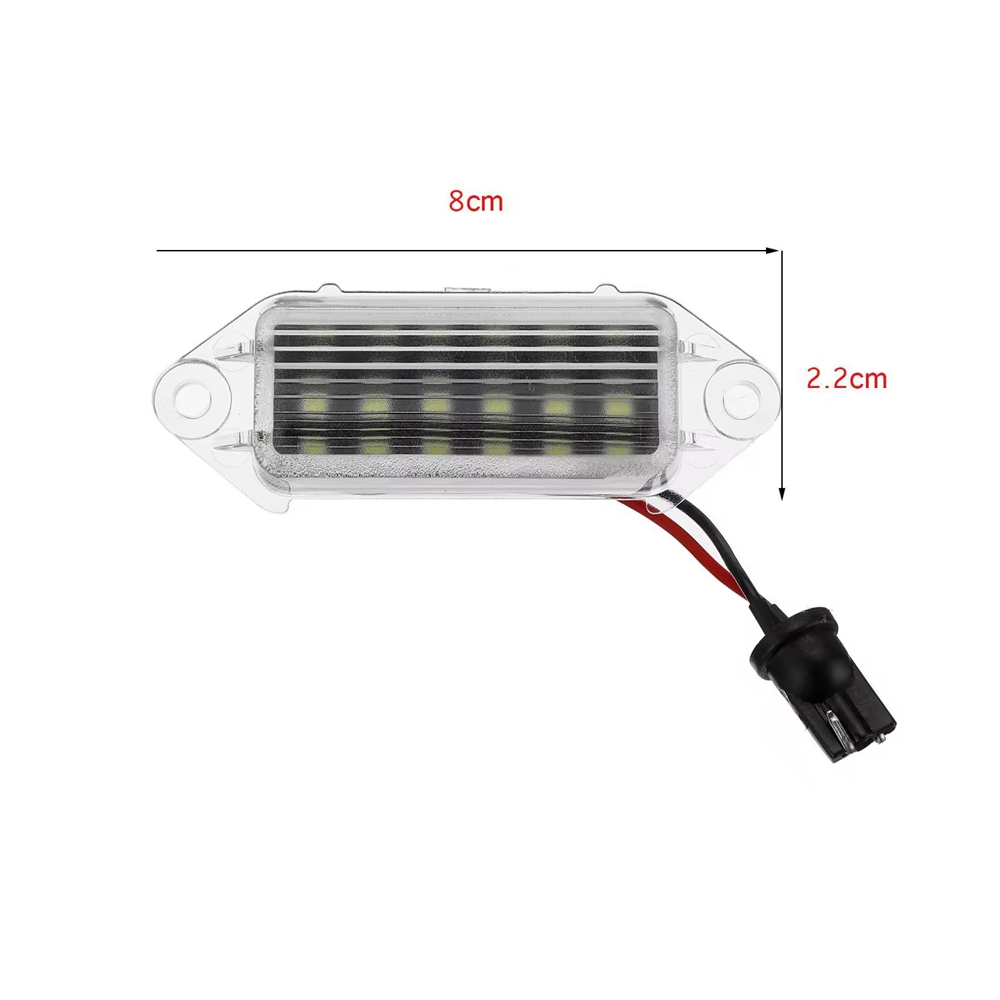 Set di 2 luci targa per Mitsubishi Lancer