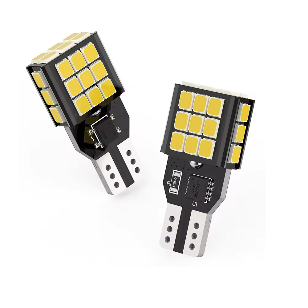 Set di 2 lampadine LED T15 W16W WY16W LUSMAR™ 1100 lm, Canbus - senza errori