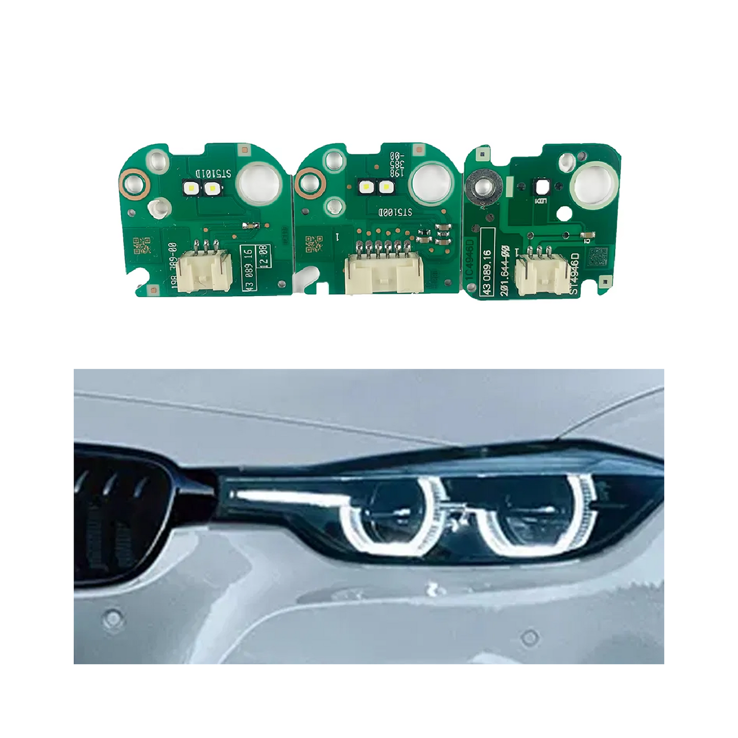 Modulo DRL BMW F30 F31 sostitutivo per OEM 63117419610 63117419615