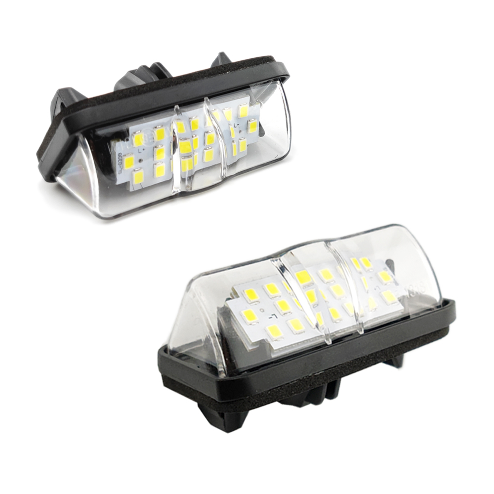 Set di 2 luci targa per Toyota RAV4 Prius