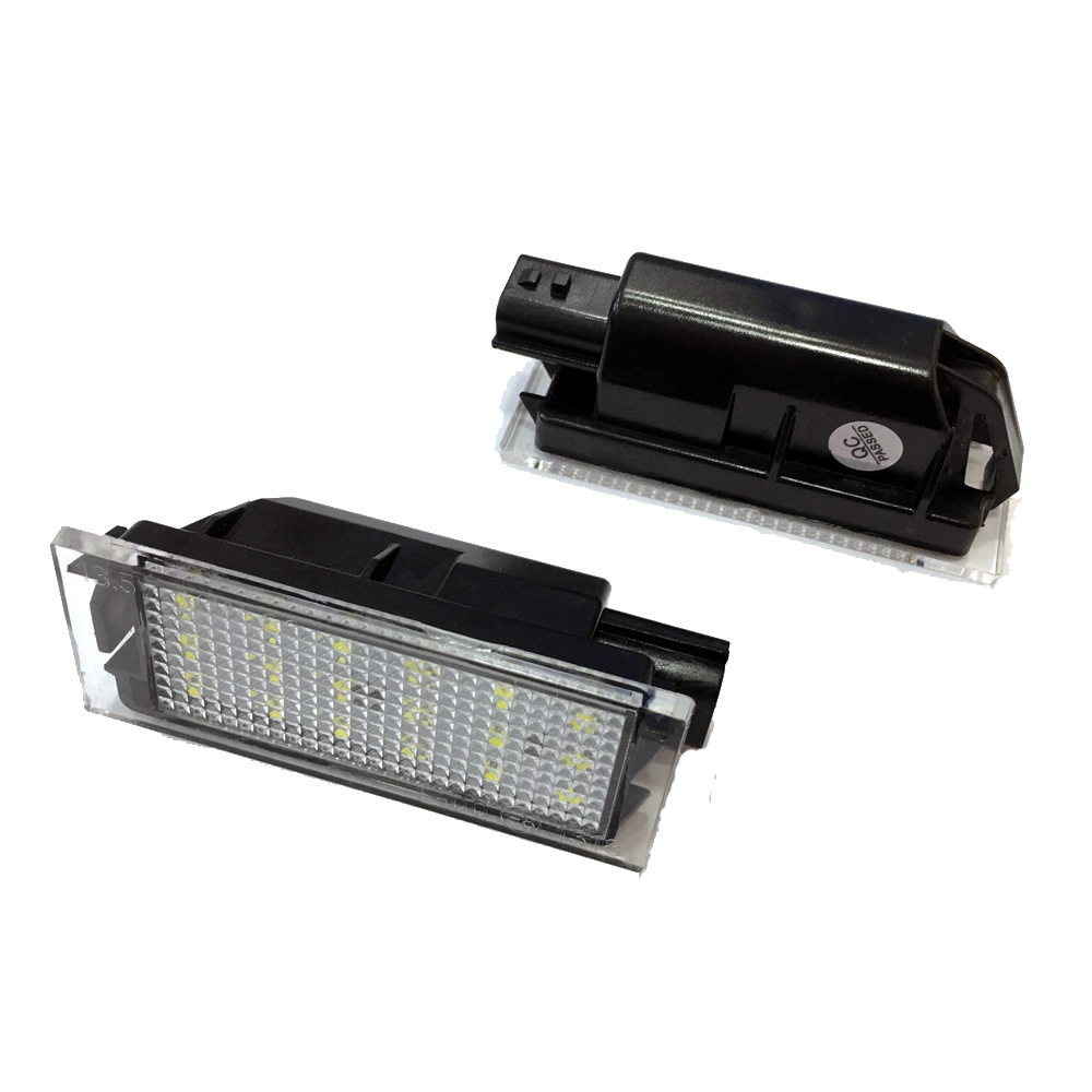 Set di 2 luci targa Renault