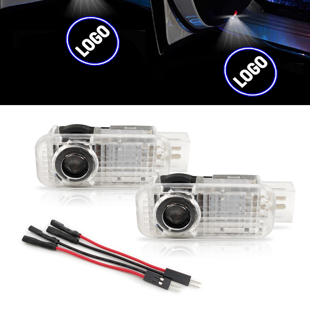 Luci delle portiere compatibili con Audi con logo