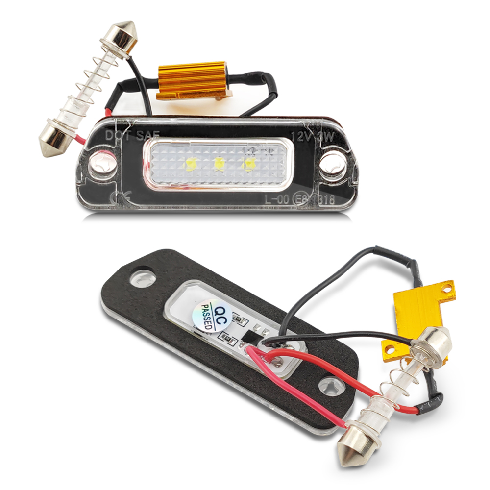 Set di 2 luci targa Mercedes Benz ML GL classe R