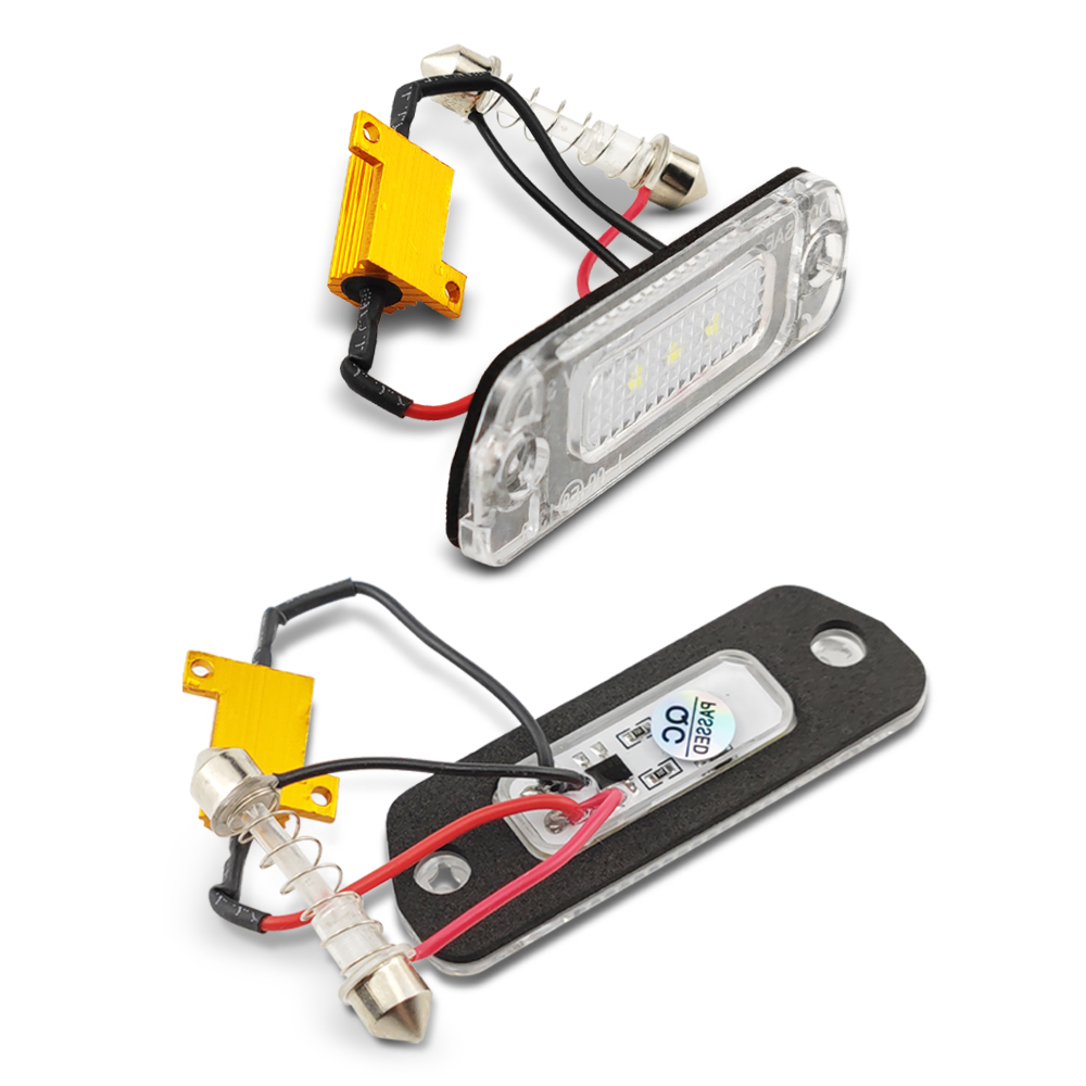 Set di 2 luci targa Mercedes Benz ML GL classe R