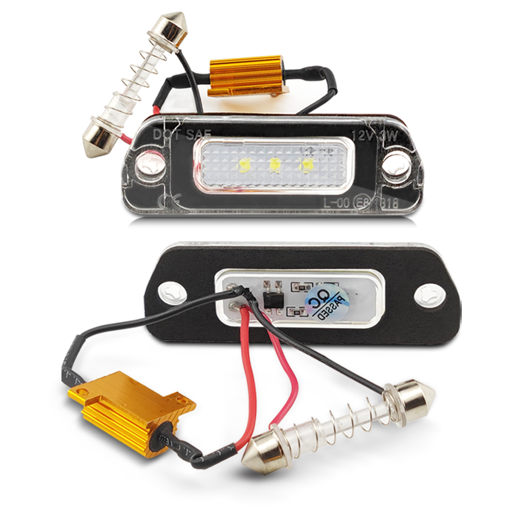 Set di 2 luci targa Mercedes Benz ML GL classe R
