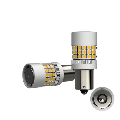Set di 2 lampadine LED BA15S P21W LUSMAR™ 7000 lm Canbus - senza errori 