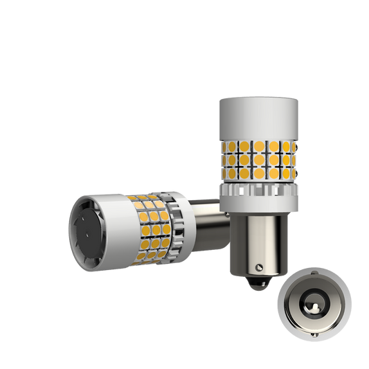 Set di 2 lampadine LED BA15S P21W LUSMAR™ 7000 lm Canbus - senza errori 