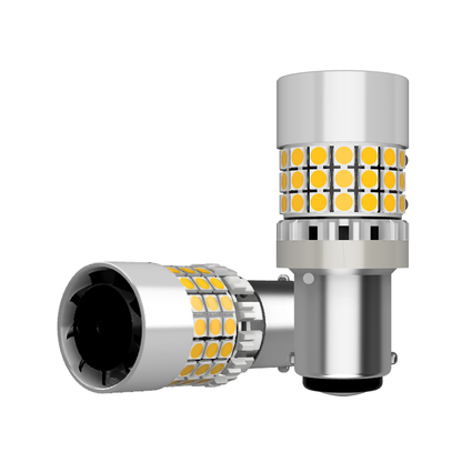 Kit 2x lampadine LED P21/5W BAY15D LUSMAR 7000 lm  - senza errore
