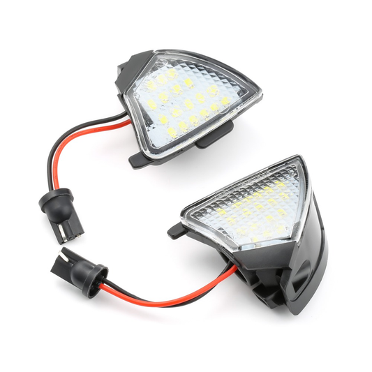 Kit 2x luci LED pozzanghera specchietti Volkswagen Passat B6 Golf 5 Jetta Eos