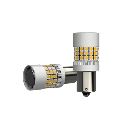 Kit 2x lampadine LED BA15S P21W LUSMAR 7000 lm Canbus - senza errore