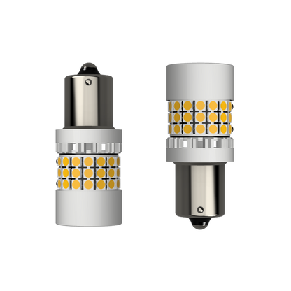 Set di 2 lampadine LED BA15S P21W LUSMAR™ 7000 lm Canbus - senza errori 