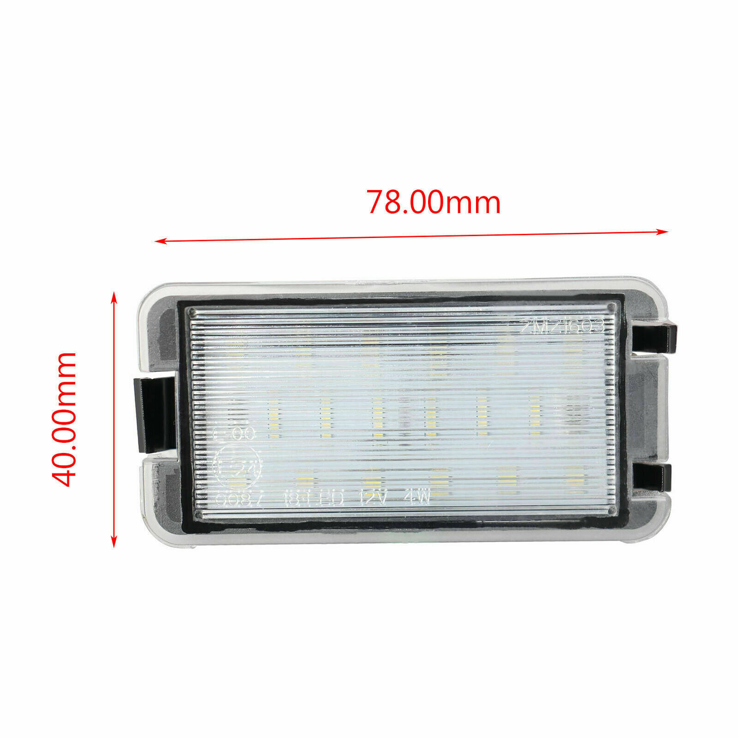 Kit 2x LED targa Seat Altea Arosa Ibiza Cordoba Leon Toledo