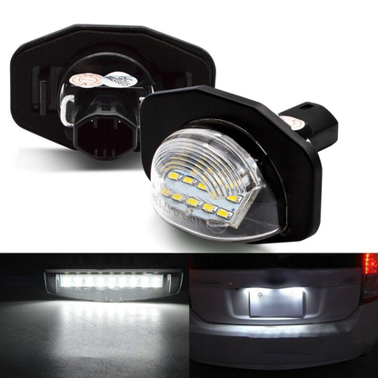 Set di 2 luci targa per Toyota Auris Corolla