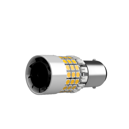Kit 2x lampadine LED P21/5W BAY15D LUSMAR 7000 lm  - senza errore