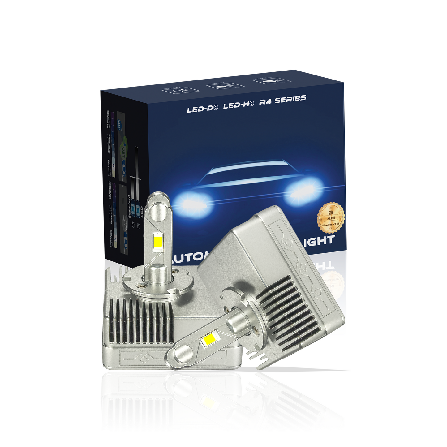 Kit LED D5S LUSMAR LED-D© 6000k 10000 lumen 50W / set Canbus - senza errore