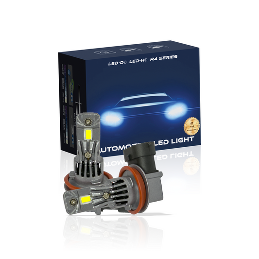 Kit LED H8 H9 H11 H16 LUSMAR LED-H© 6500k 4800 lumen 48W/set