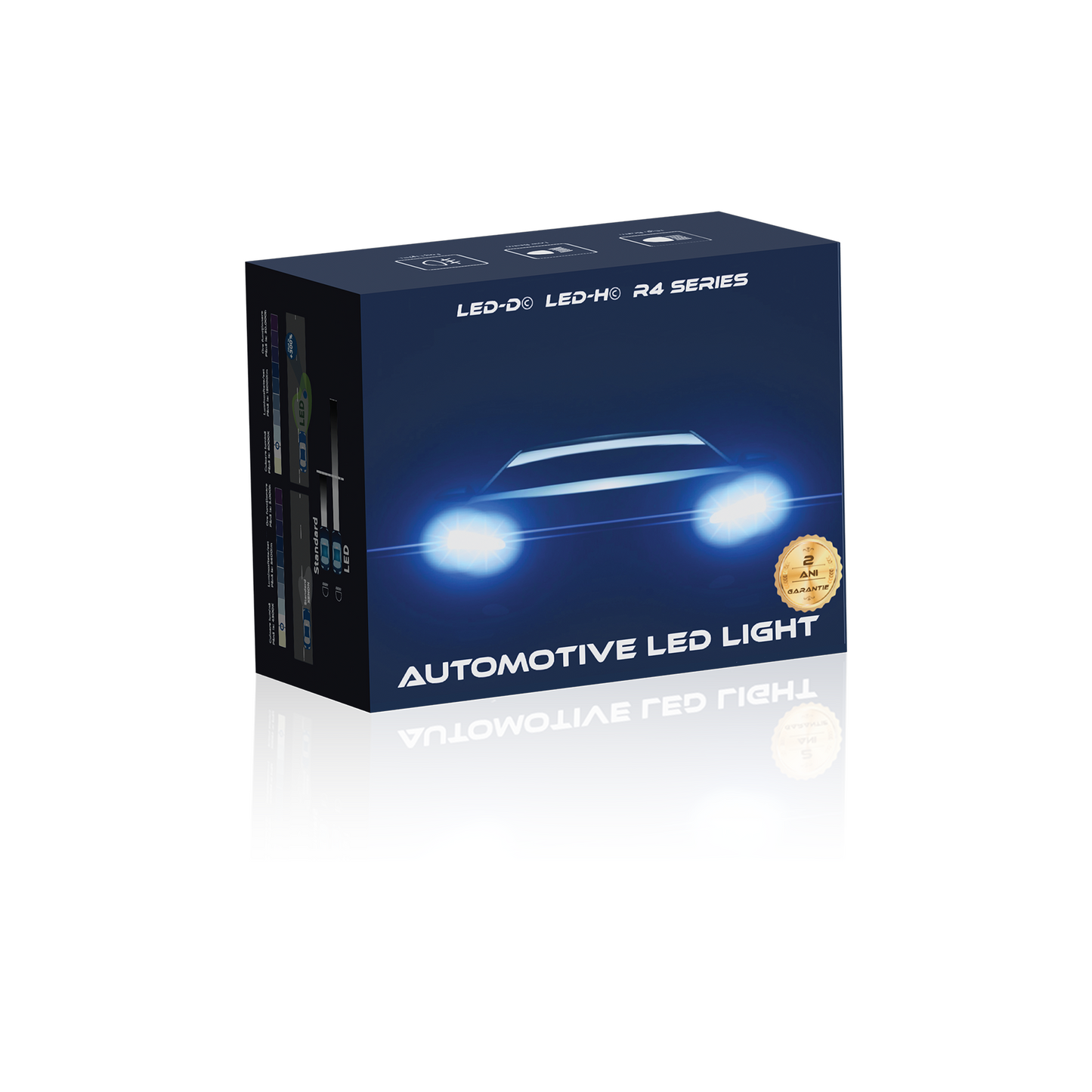 Kit LED H4 LUSMAR LED-H© 6500k 4800 lumen 48W/set