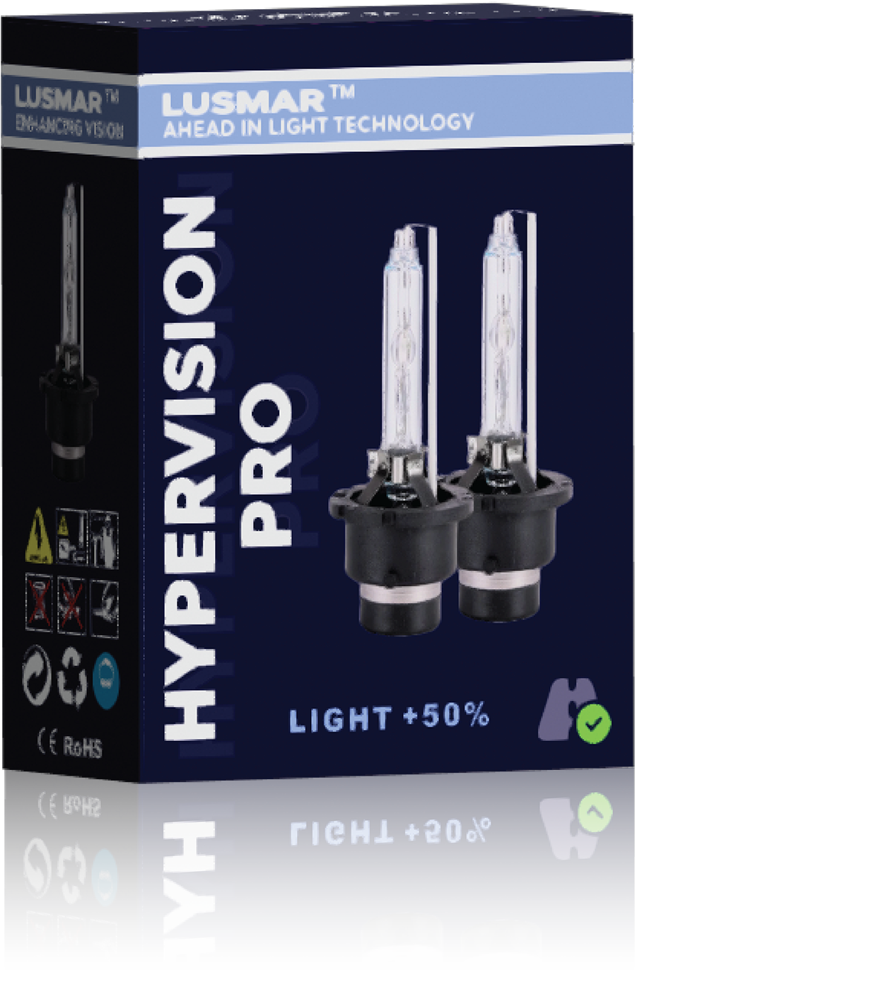 Kit XENON D2S LUSMAR 6000k 6400 lumen 70W / set