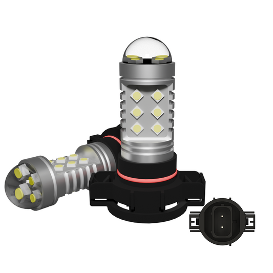 Set di 2 lampadine LED Canbus PSX24W LUSMAR™ - senza errori 