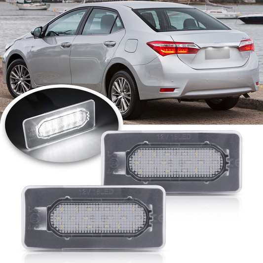 Set di 2 luci targa Toyota Corolla 2014 - 2019