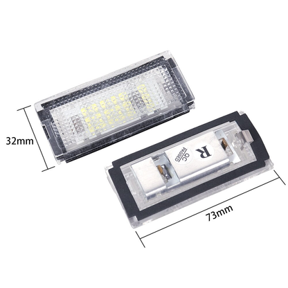 Set di 2 luci targa per BMW Mini Cooper S