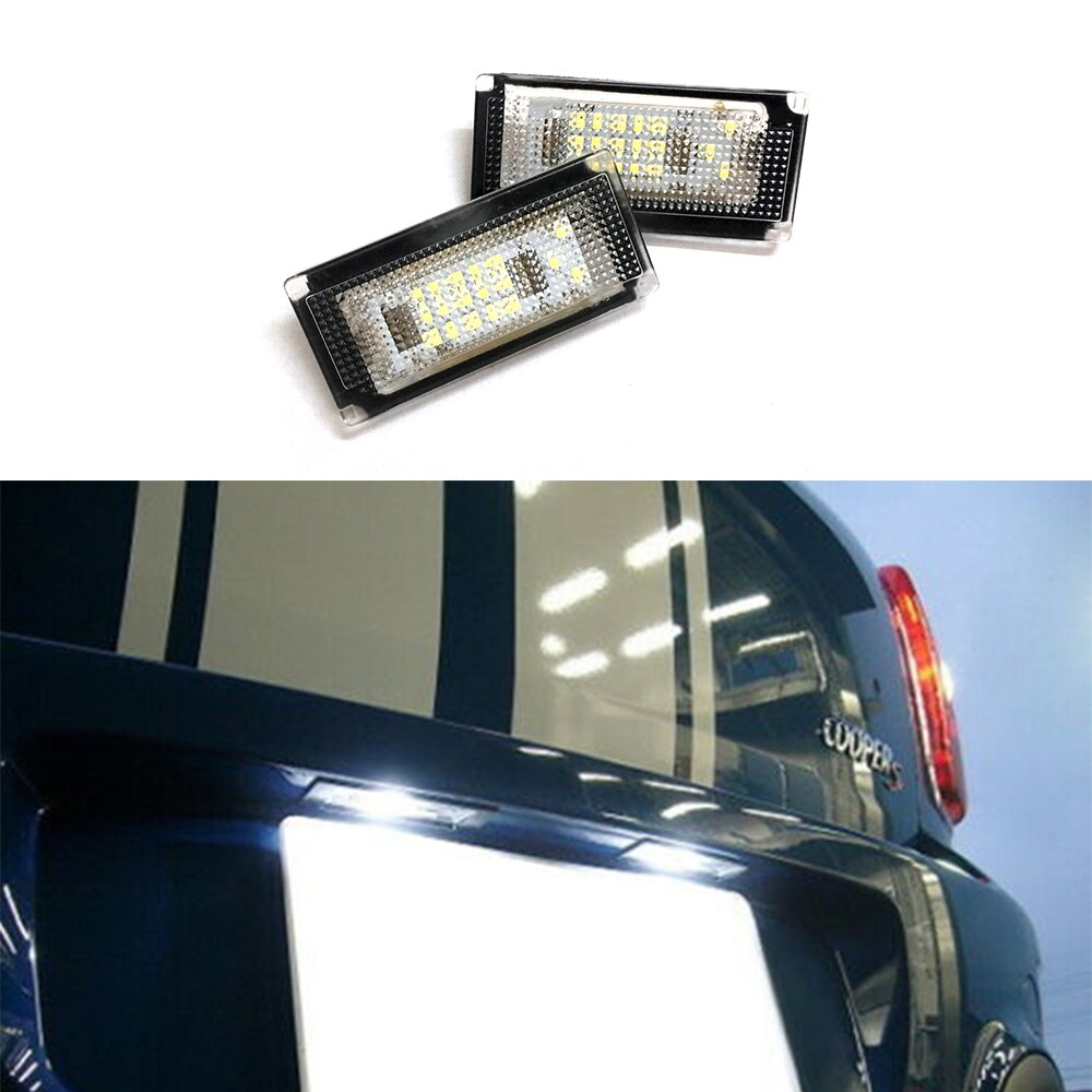 Set di 2 luci targa per BMW Mini Cooper S