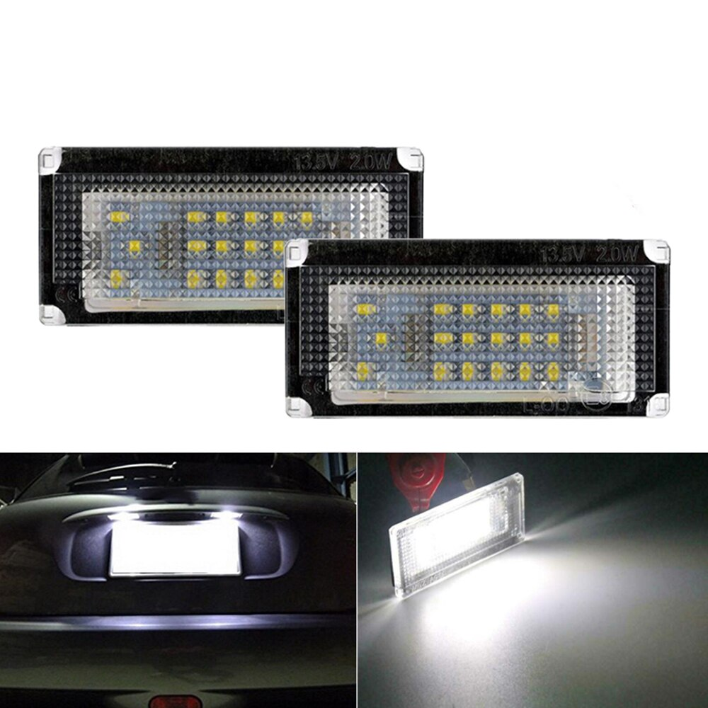 Set di 2 luci targa per BMW Mini Cooper S